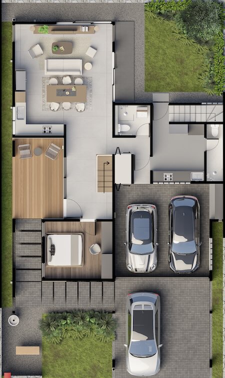 Margaret Floorplan Lantai 1