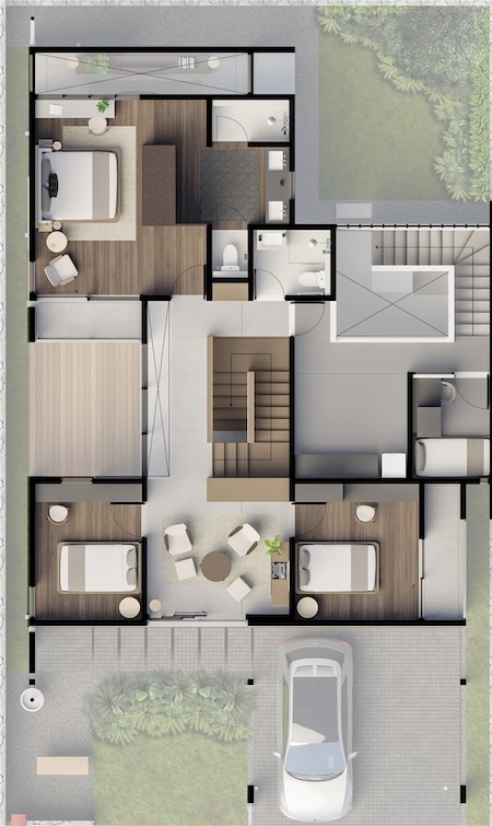 Margaret Floorplan Lantai 2